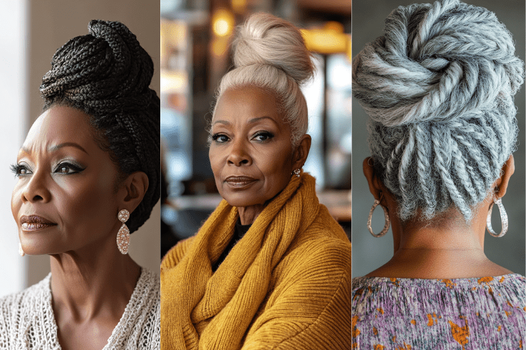14 Timesless Updo Hairstyles for Older Black Women to Shine with Grace