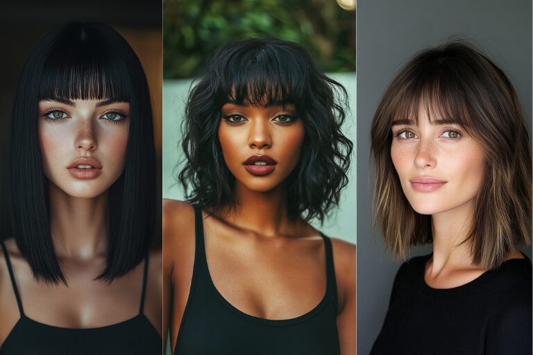 13 Lob Hairstyles for Fine Hair with Bangs That Add Volume & Style