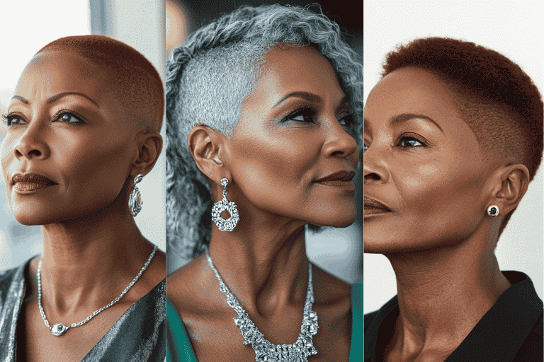 16 Stunning Shaved Hairstyles for Older Black Women to Rock with Confidence