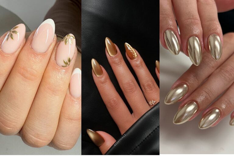 47 Prettiest Gold Nail Designs That Shine With Glamour and Style